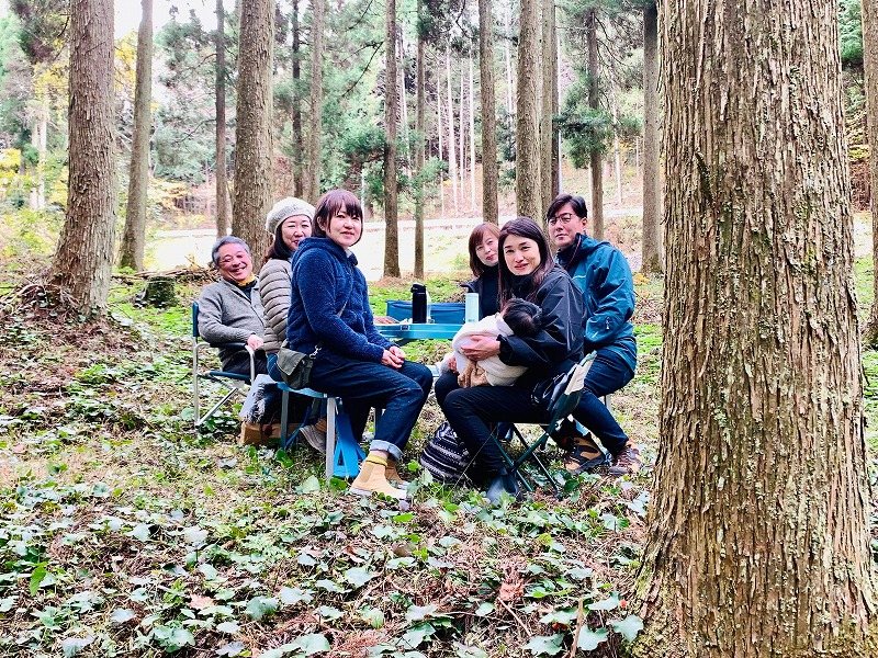 中津江村の田島山業さんの森へ　work＆cafeTa-Teスタッフさんたちと一緒に行ってきました！